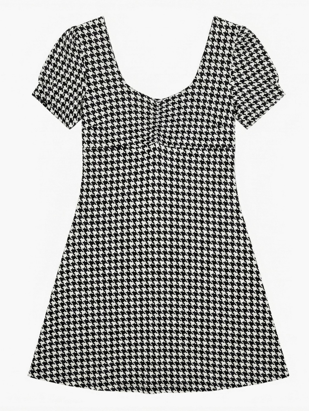 OBEY Houndstooth Mini Dress | Stretch Knit Cap Sleeve | Sz Small HOST PICK! NWOT - Picture 7 of 16